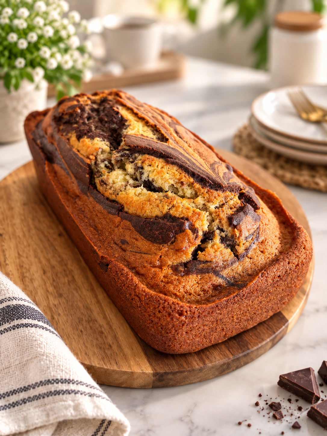 Cake marbré